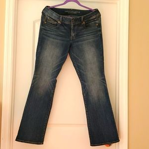American Eagle Kick boot super stretch jeans size 12